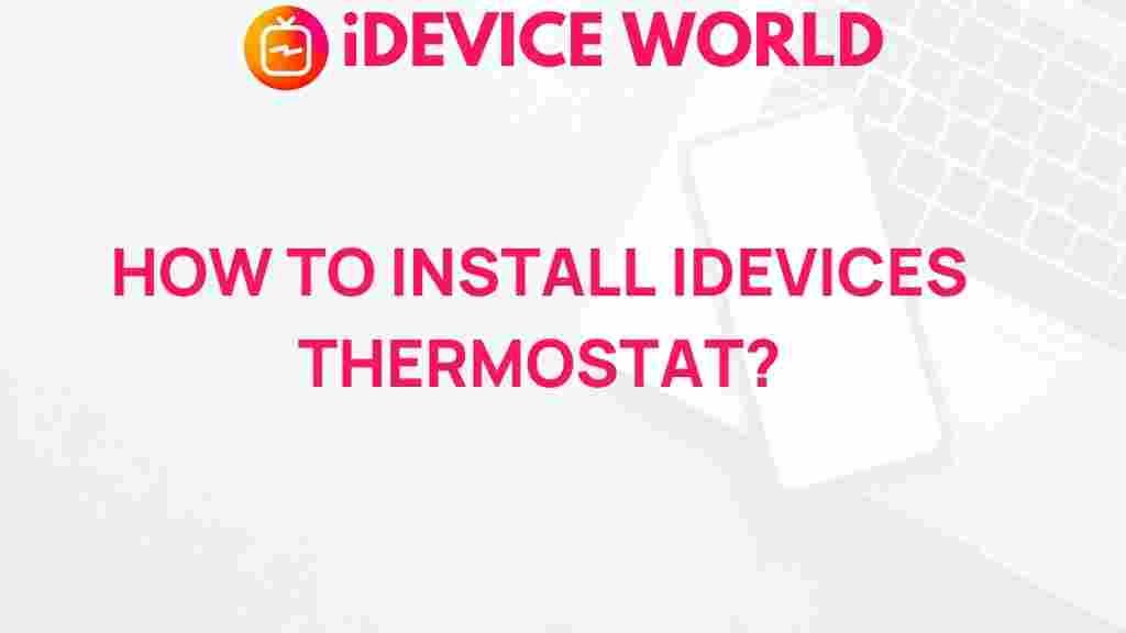 install-idevices-thermostat